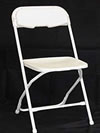 White Chairs Price $0.90 each Delivery Charge 0.40/chair